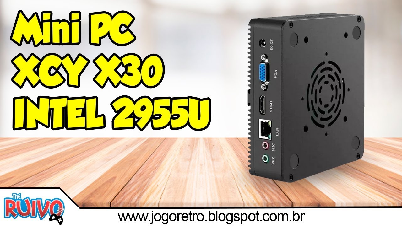 XCY X30 Mini PC Intel 2955U e SSD mSATA (PC Customizável)