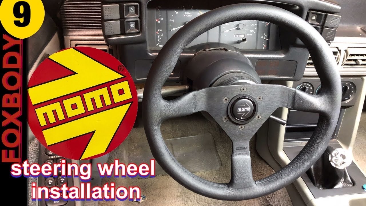 Foxbody Steering Wheel Install - Momo!