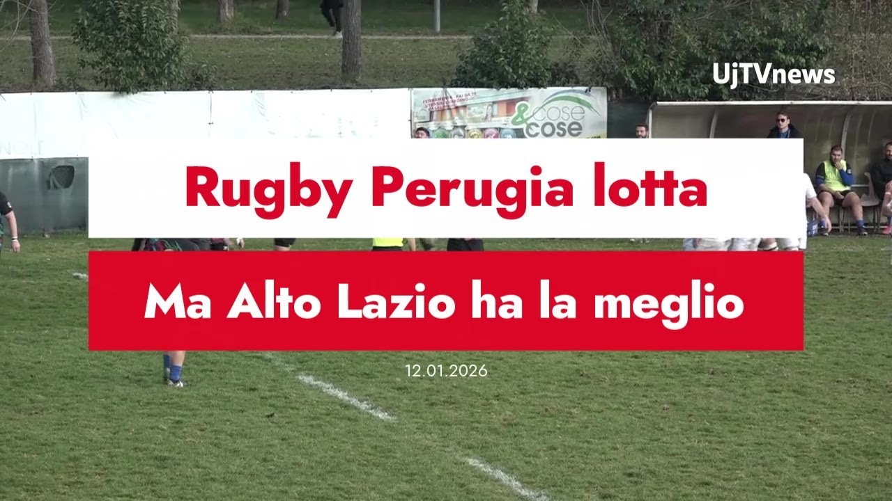 Rugby Perugia lotta ma Alto Lazio ha la meglio