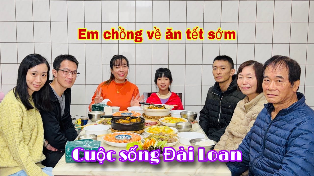Em chồng về nhà ăn Tết sớm @thaophuongcuocsongDaiLoan 
