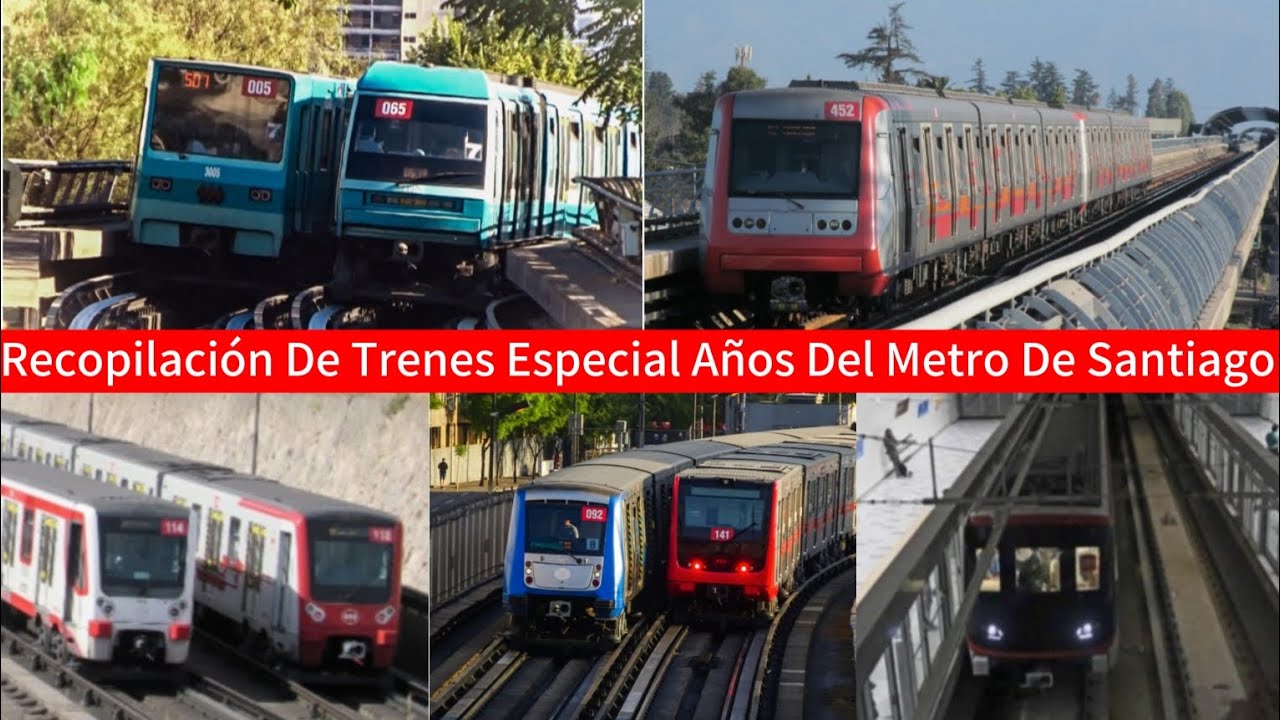 Recopilación de trenes del Metro de Santiago, especial Feliz Aniversario N° 50
