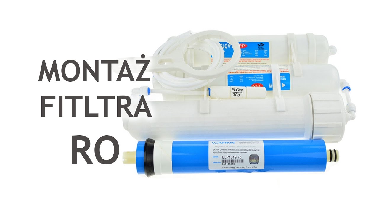 Montaż filtra odwróconej osmozy | filtr RO VONTRON 75