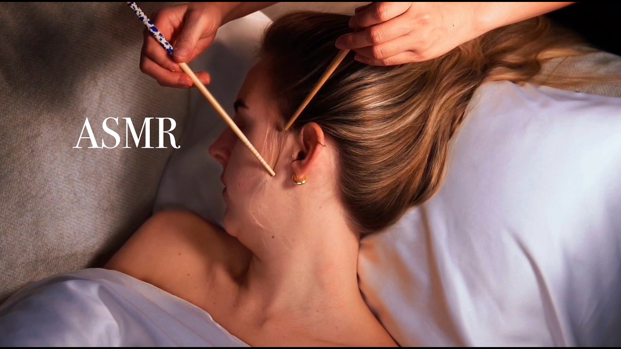 The Best ASMR Tingle Hair Play, Soft Brushing for Sleep (No Talking/Rain Sounds)
