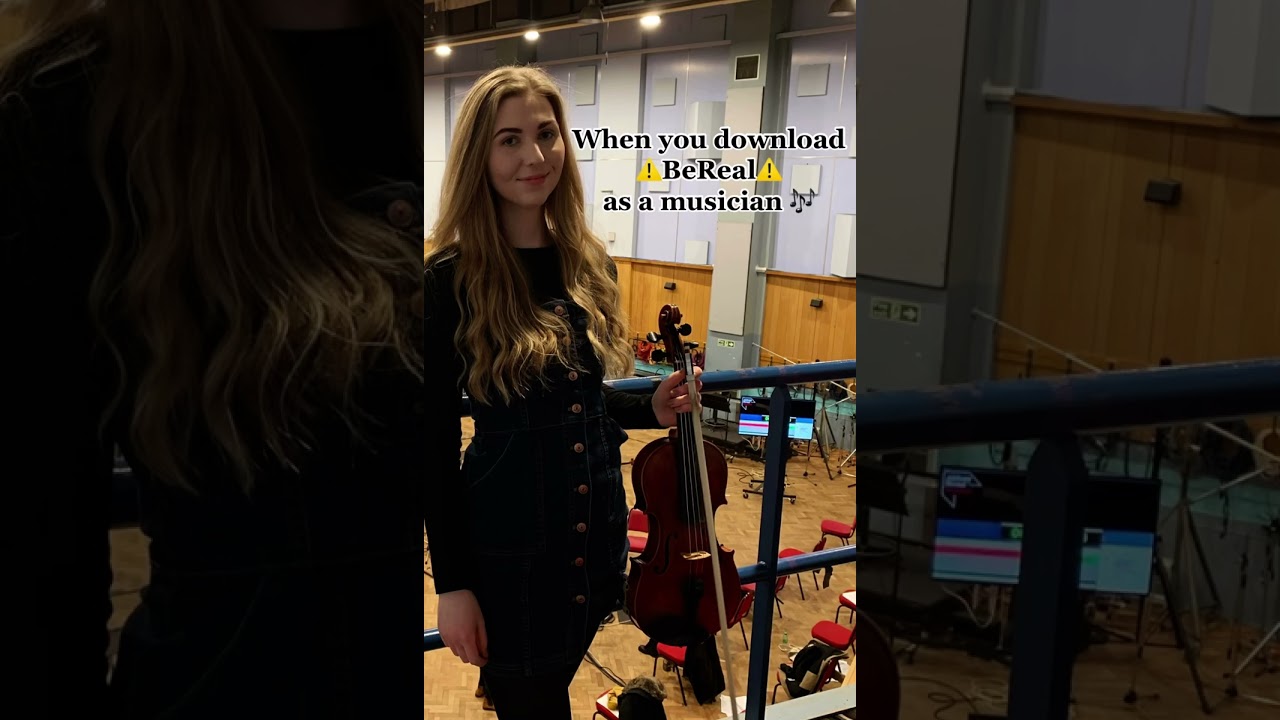 When you download BeReal as a musician | Pippa Griffin