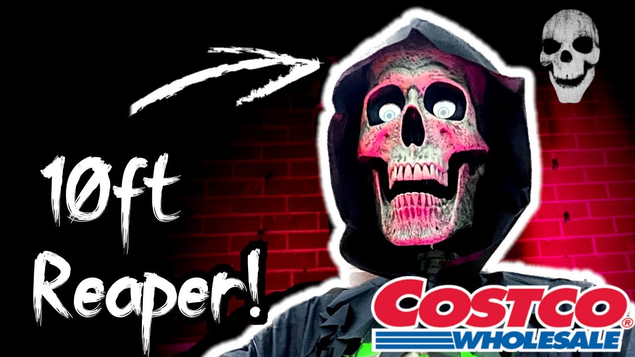 10FT SERVO TOWERING REAPER Unboxing & Review! - COSTCO Halloween 2023 💀