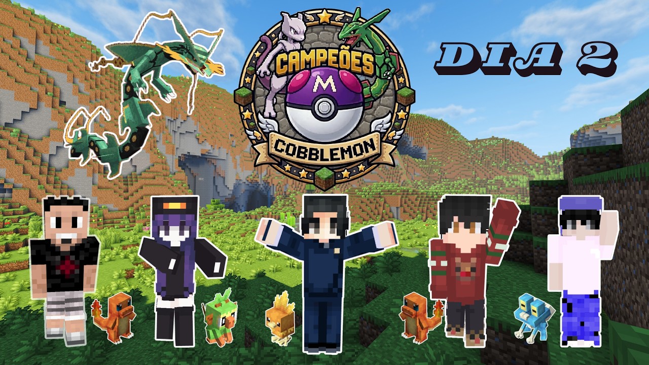 COBBLEMON MESTRES! DIA 3 HOJE SAI A CASA E VAMOS DERROTAR A MISTY