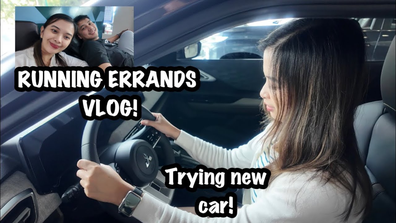 RUNNING ERRANDS VLOG WITH JOMAR | Trying new car! | YEL SISON