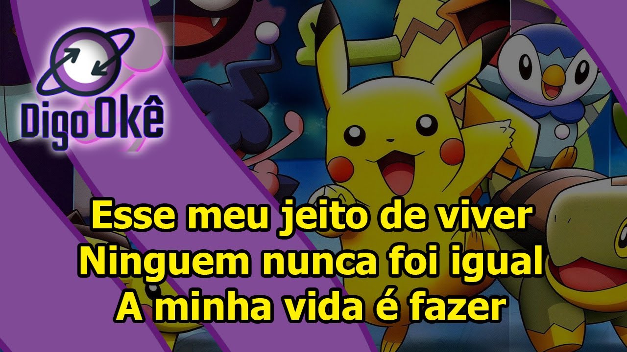 Pok&eacute;mon - Abertura (Karaok&ecirc;) - &Aacute;udio Oficial (Abertura PT-BR)