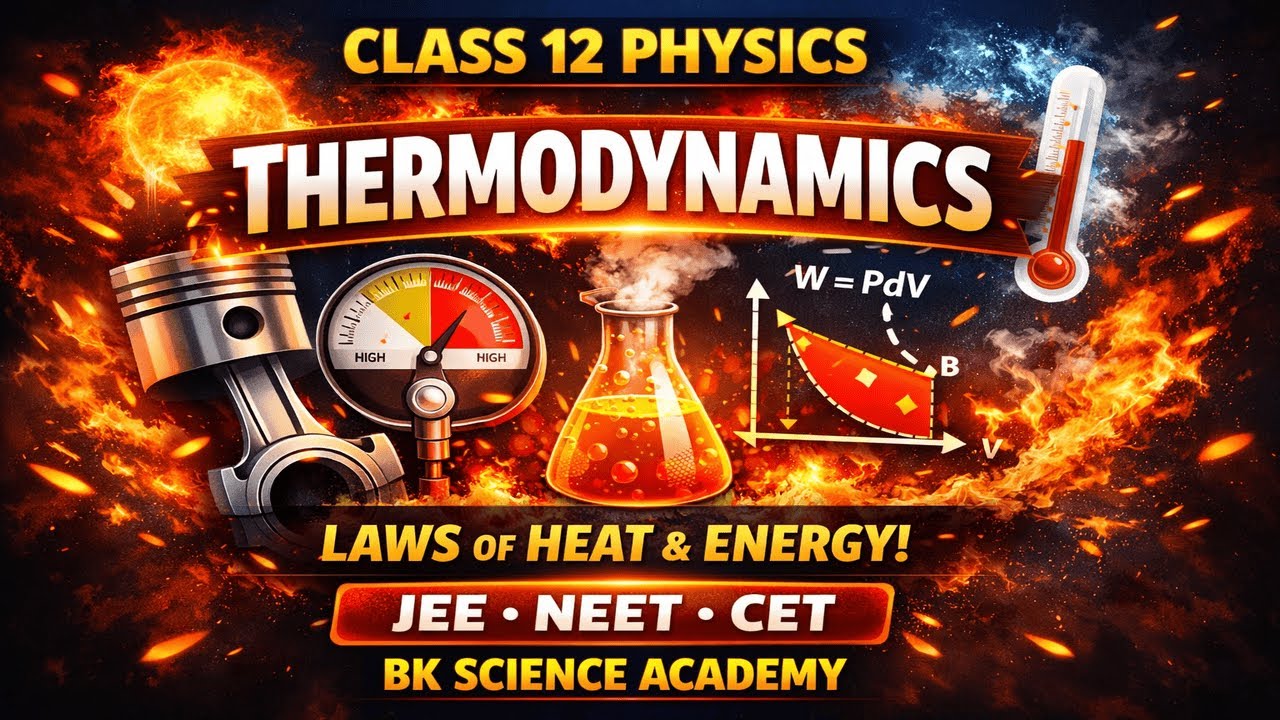 Class 12th- Physics (Topic - Thermodynamics) Part-1 I JEE I NEET I BK Science Academy @NivruttiSir02