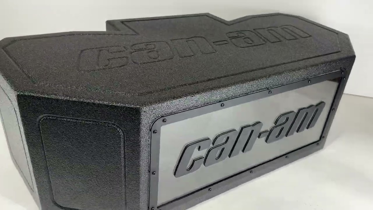 Can-am Maverick X3 17-23 Tail Gate Subwoofer Enclosure Box  17-23 2x10" Woofers