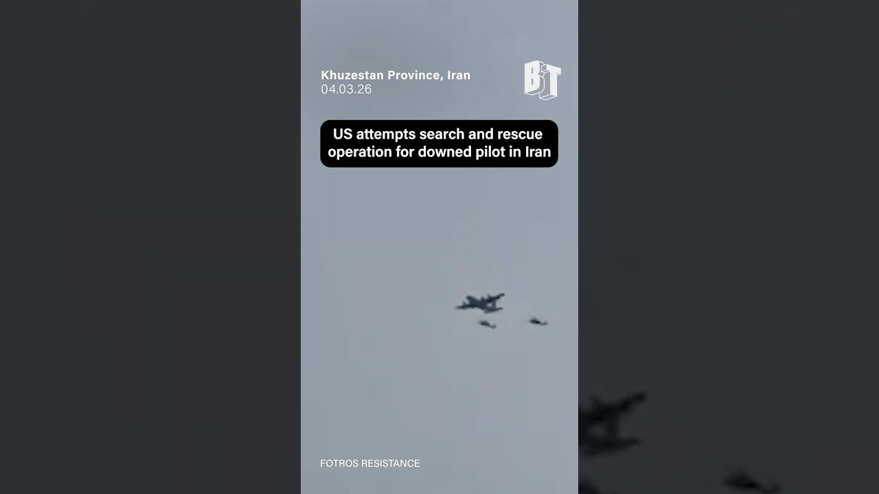 US attempts search and rescue operation for downed pilot in Iran