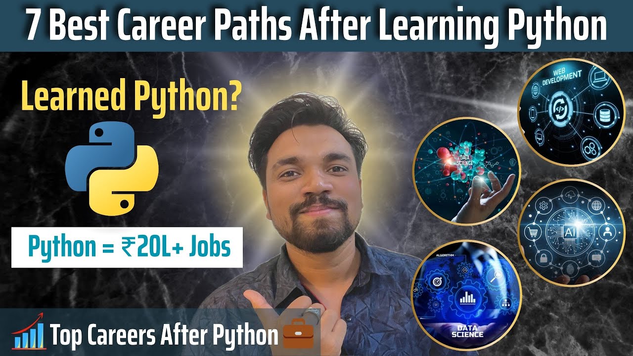 Best Career Paths After Learning Python in 2025 | High-Paying Jobs with Python 🔥