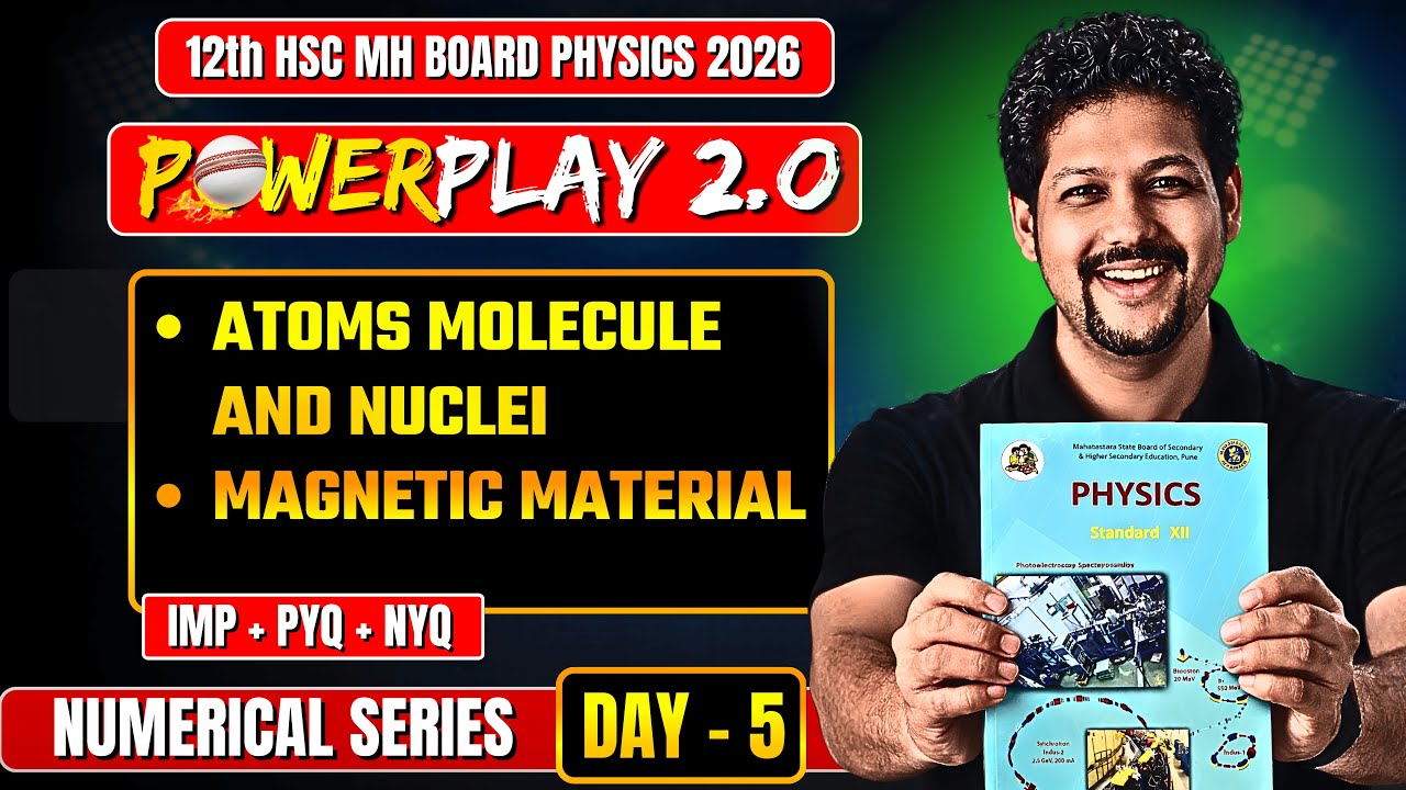 DAY 5 | CLASS 12 | PHYSICS POWERPLAY 2.O 💥🔻|  ALL NUMERICAL SERIES BY SARVAT SIR | DC JANTA