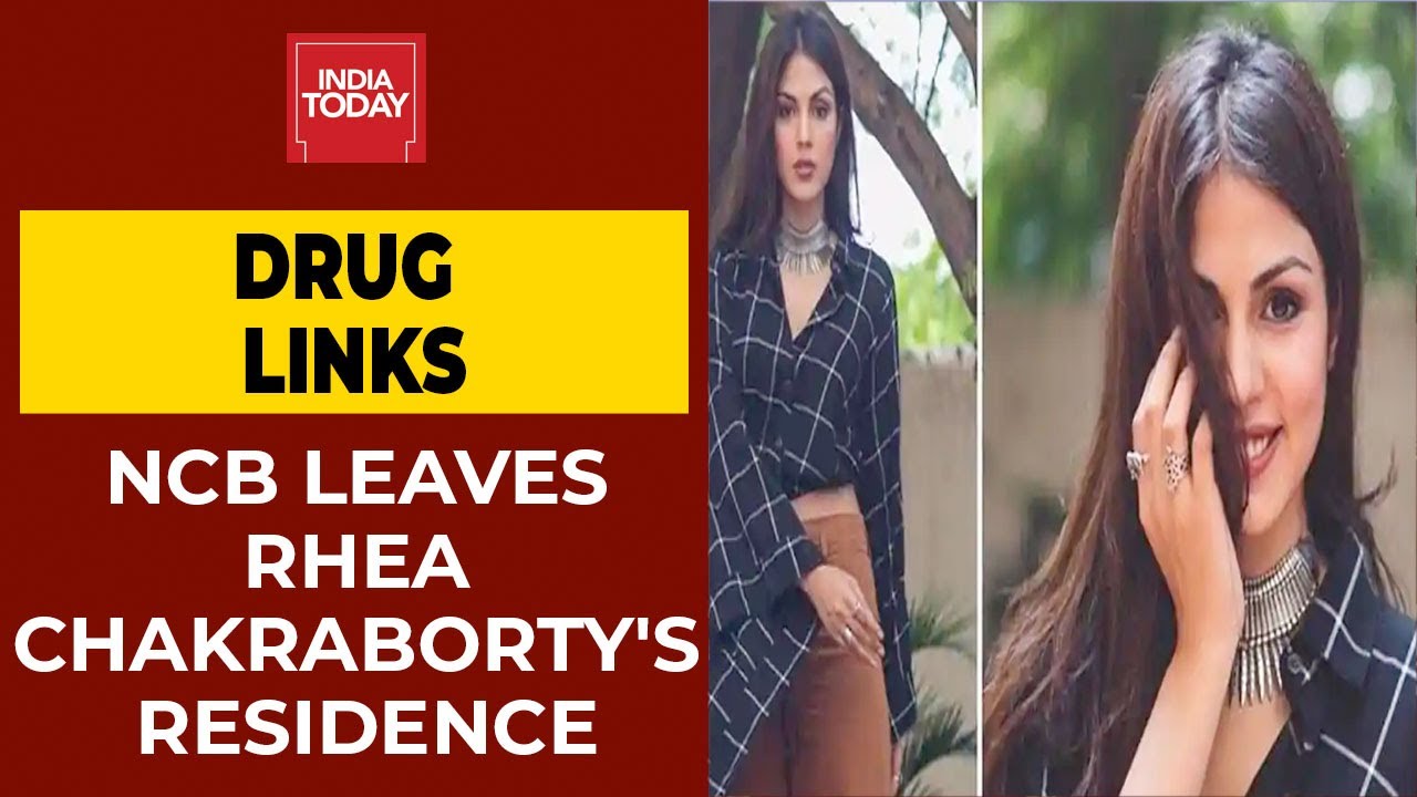 NCB Team Leaves Rhea Chakraborty's House: Divyesh Singh Reports | Sushant's Death-Drug Angle Case
