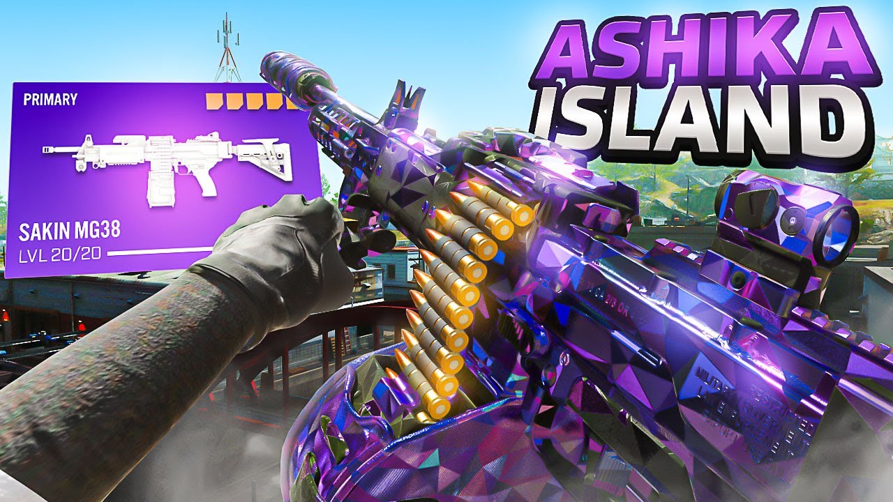 the SAKIN MG38 is BETTER THAN the RPK on WARZONE 2! (Ashika Island Warzone 2)