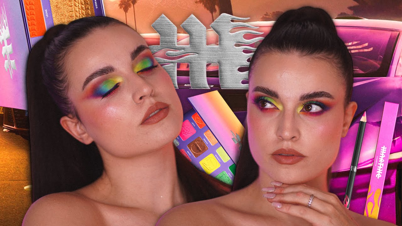 Martine Cosmetics NEON NITRO SPEED 🏎️❤️‍🔥  : On achète ou pas ? (swatchs + makeup)