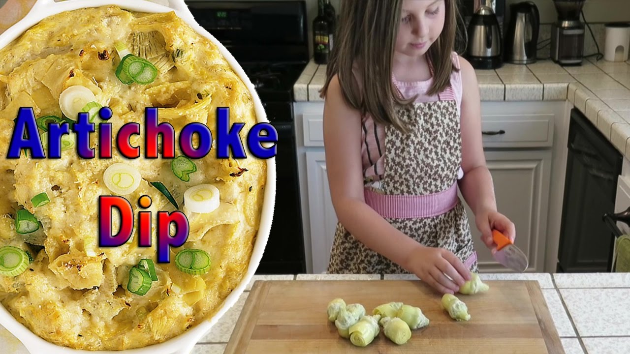How to make artichoke dip - Kids can cook!