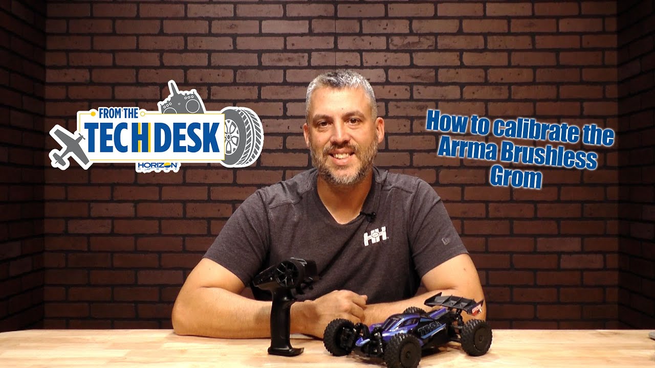 How to calibrate the Arrma Brushless Grom