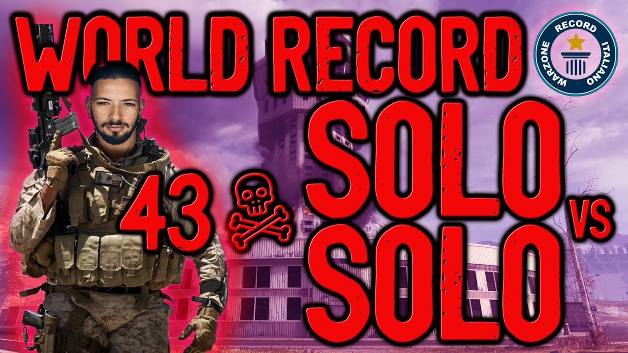 WORLD RECORD KILL IN SOLO?? (10808 DAMAGE) [WARZONE] [ITA]