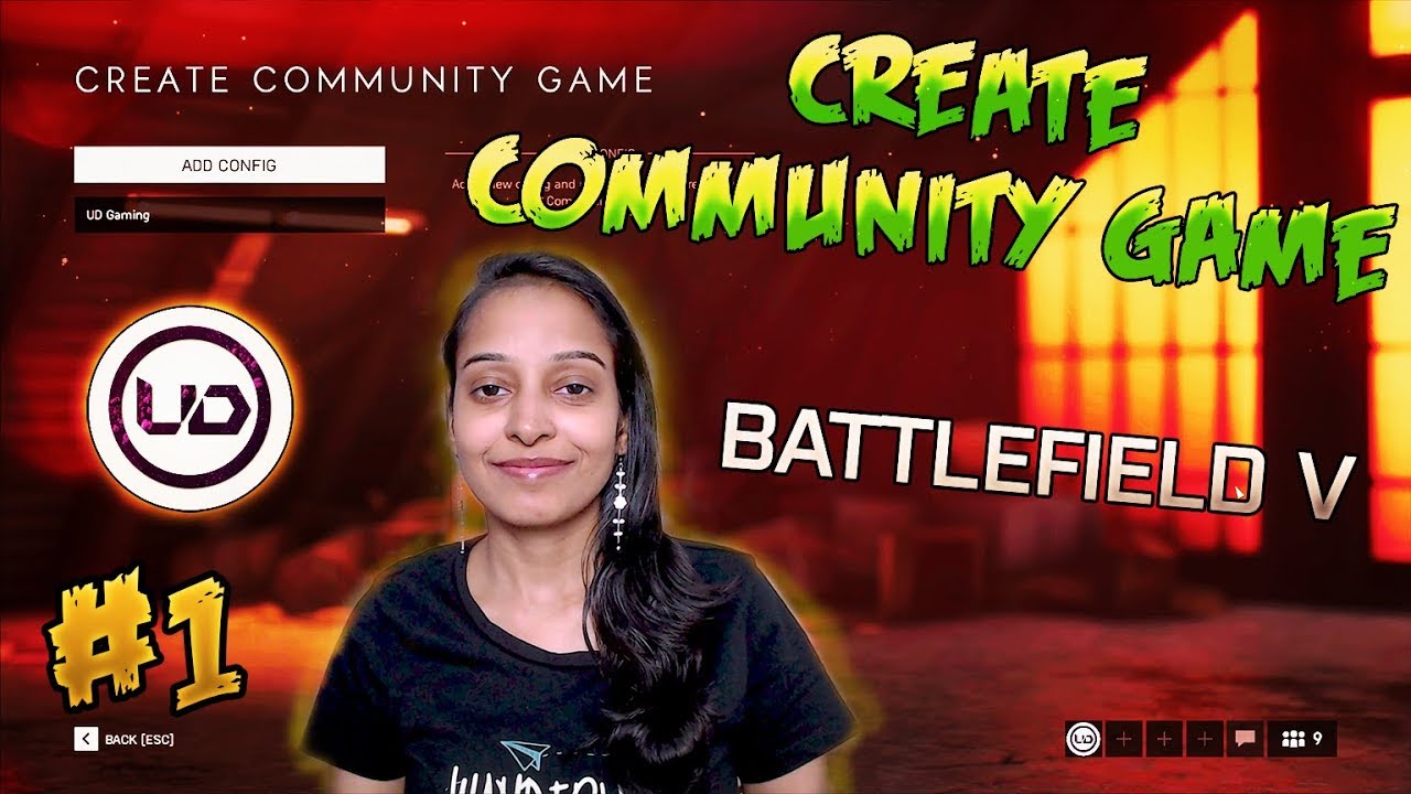 How to create Community/Custom Games in Battlefield V
