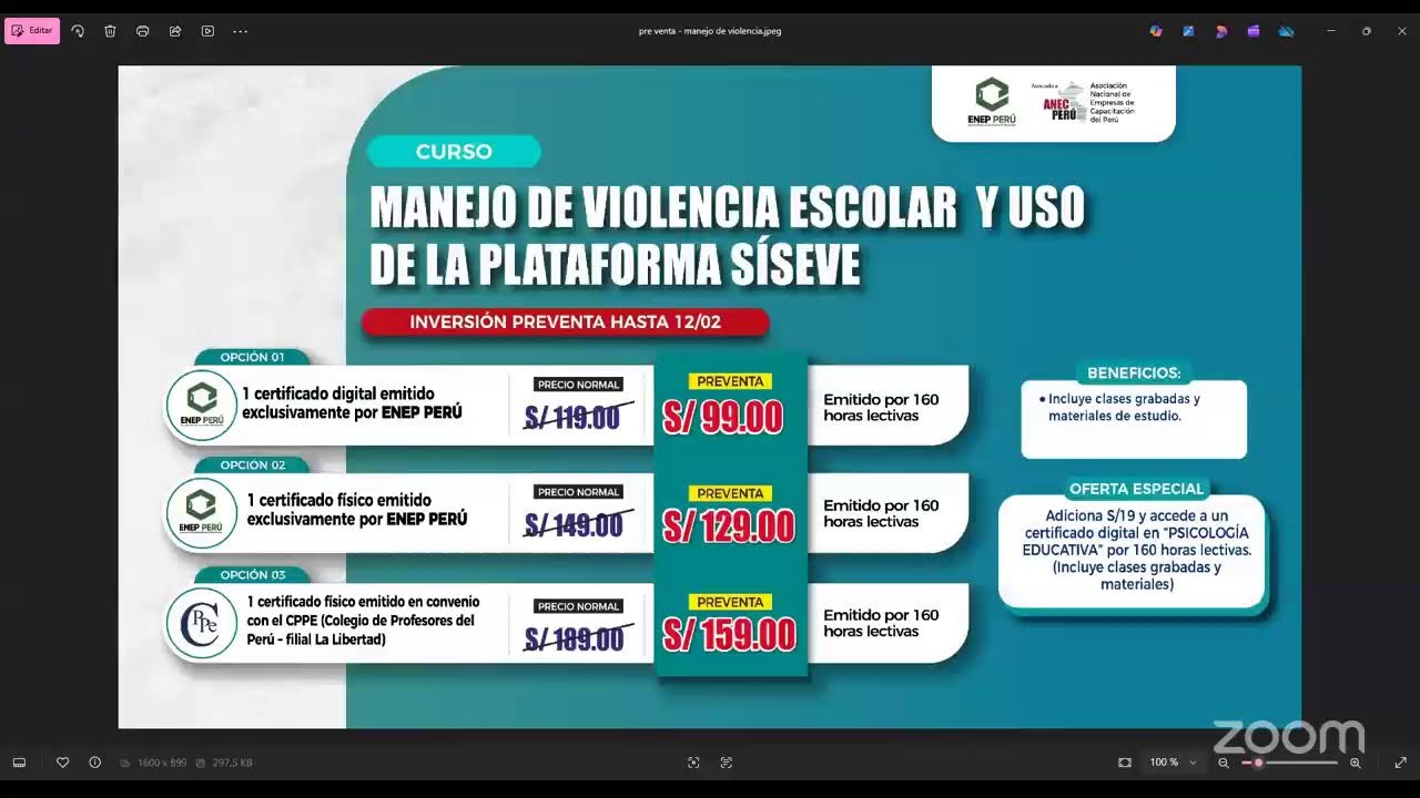 MANEJO DE VIOLENCIA ESCOLAR Y USO DE LA PLATAFORMA SÍSEVE