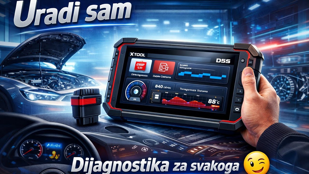 XTOOL D5S - Uradi sam, dijagnostika za entuzijaste 😉