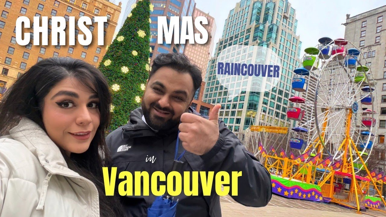 Christmas 2025 decoration in Downtown | Exploring Vancouver 🇨🇦
