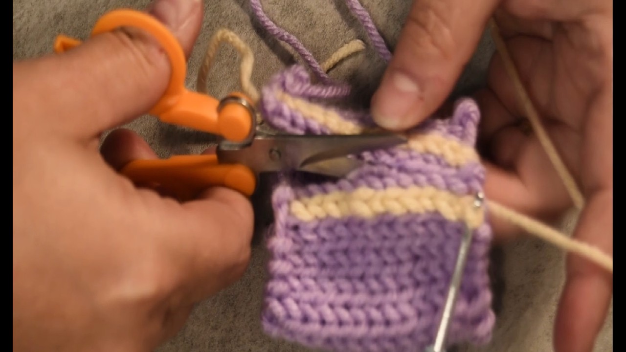 Comment couper votre tricot | machine à tricoter circulaire