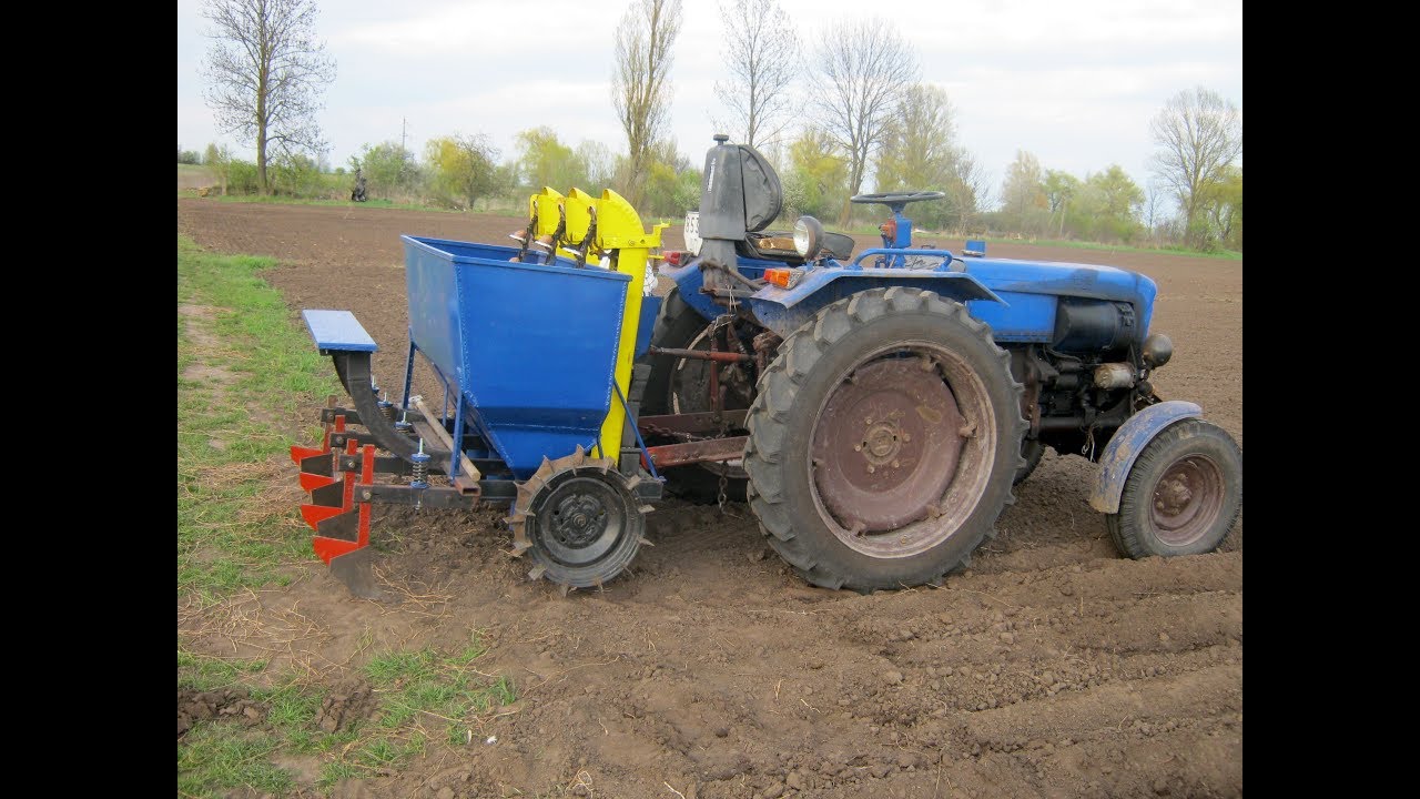 Самодельная картофелесажалка Т-25