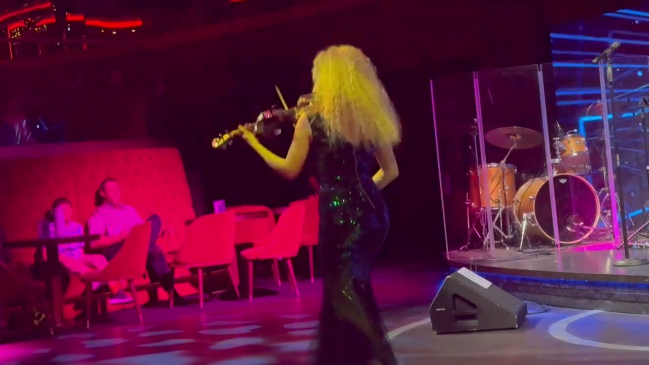 Soulful violin performance 