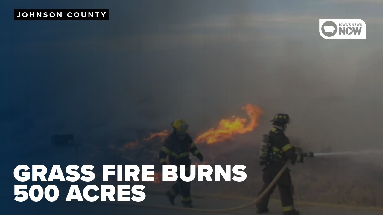 Grass fire burns 500 acres as wind drives flames