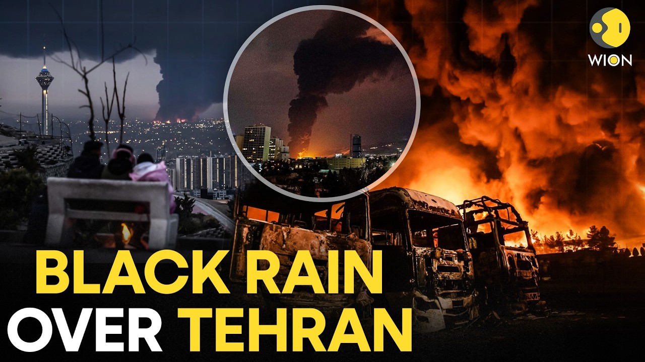 US-Iran War: Toxic ‘Black Rain’ Falls Over Tehran After US-Israel Oil Strikes | WION Originals