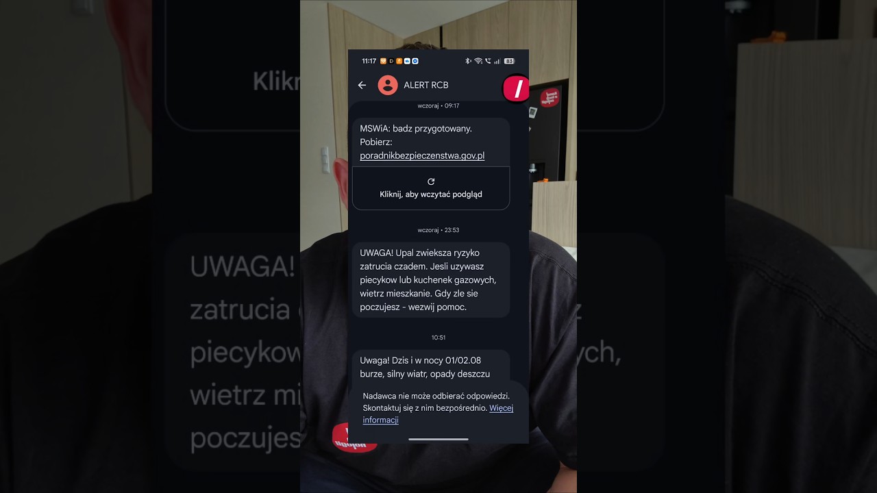 Rząd ośmiesza ALERT RCB