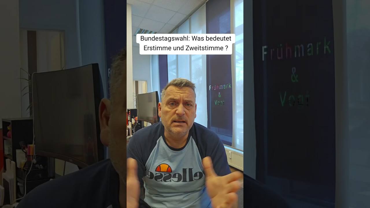 Bundestagswahl 2025: Was bedeutet Erststimme und Zweitstimme?