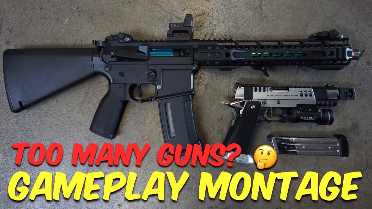 Custom Airsoft Guns Montage | Hi-Capa, TM MK23, G&P High Speed M4 (The Airsoft Life #65)
