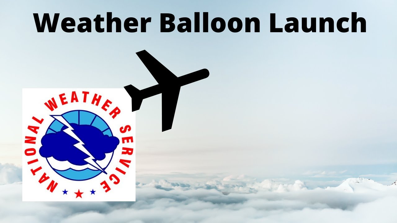 Weather Balloon Radiosonde Launch - Measuring the Upper Atmosphere at National Weather Service SHV