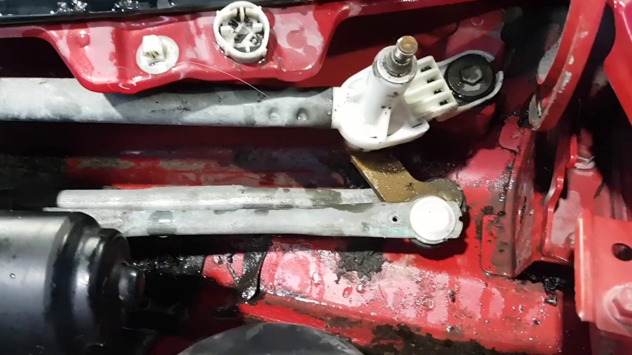 suzuki swift 2005, fix wiper linkage arm in minutes Part 1 of 2