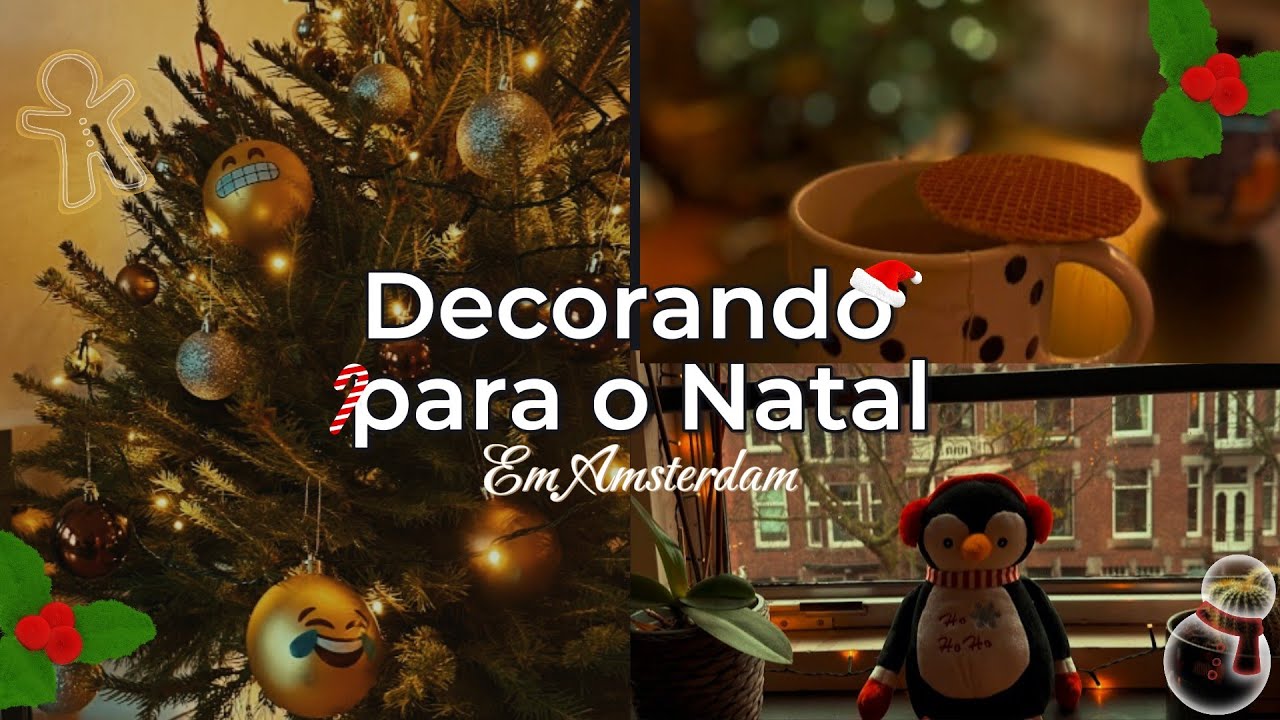 É Natal em Amsterdam! Loja natalina e Decorando minha casa pro Natal! Inverno em Amsterdã