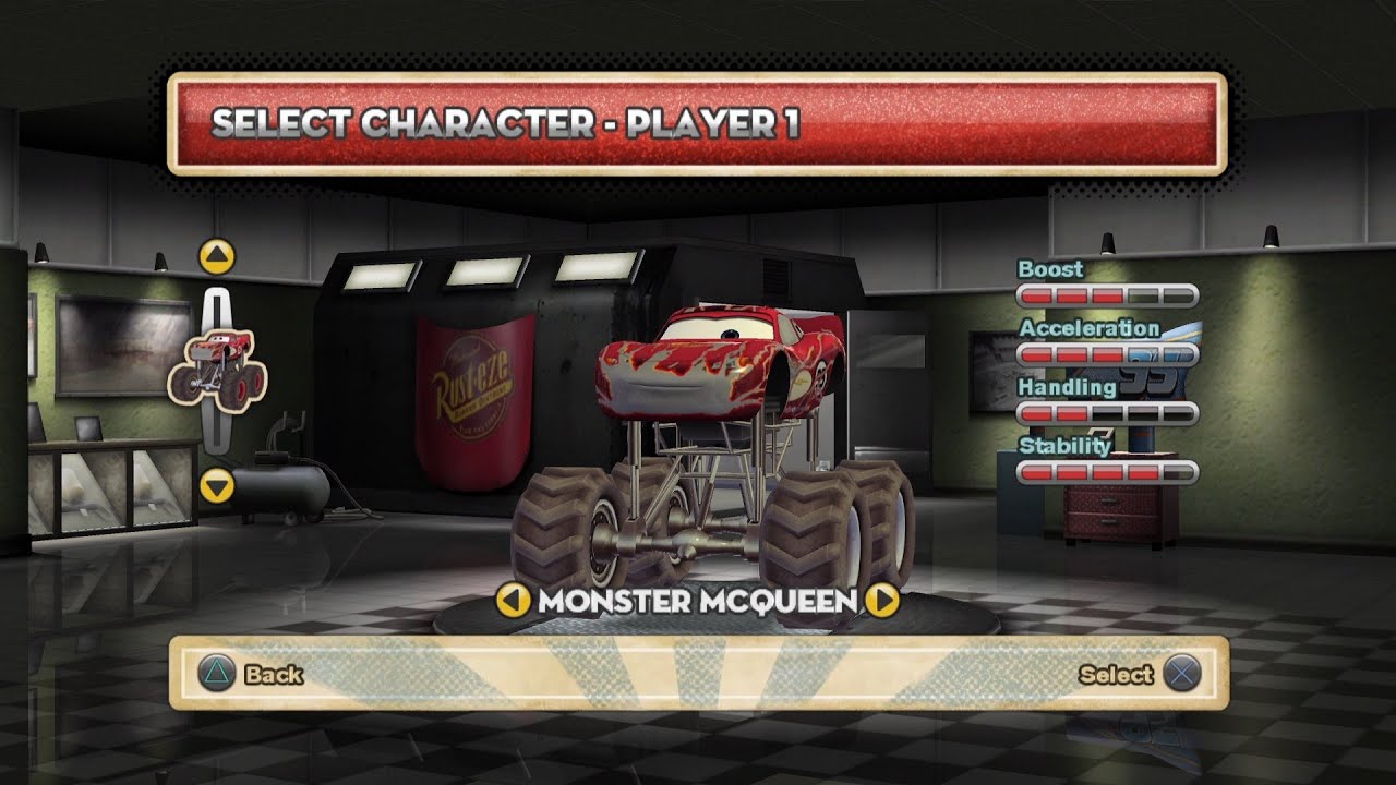 Cars Mater-National PS3 - Monster McQueen Gameplay (RPCS3)