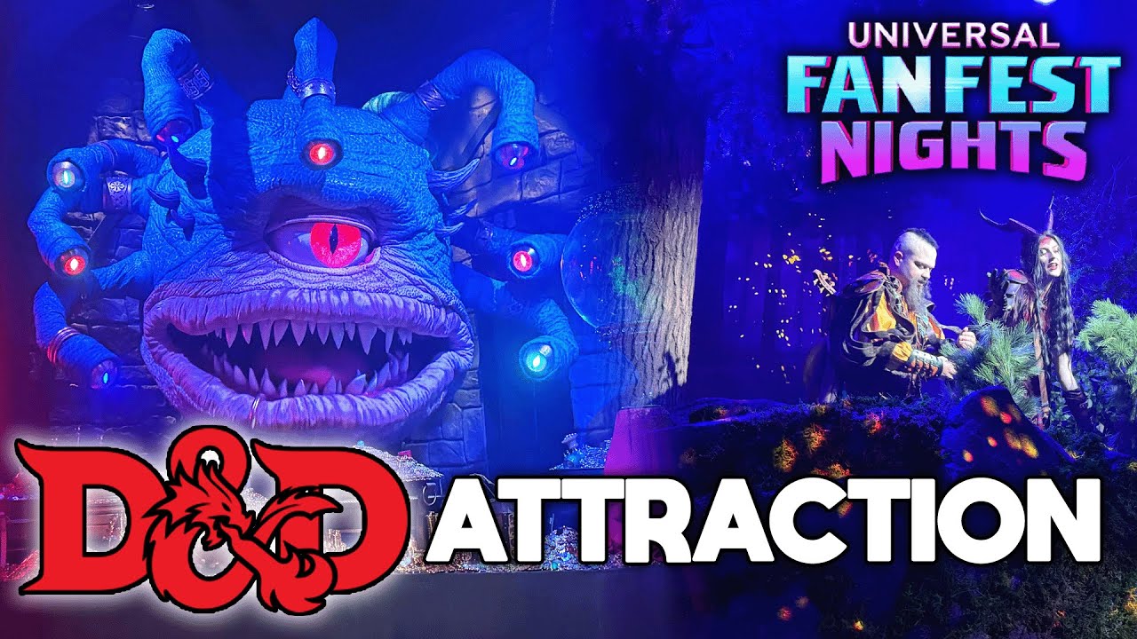 NEW Dungeons & Dragons: Secrets of Waterdeep Attraction - Universal Fan Fest Nights 2025