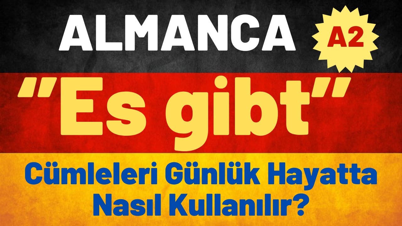 Ders 22 Almanca A2/ ''Es gibt''  #deutschlernen #deutschkurs #deutsch #almancaöğreniyorum #almancaa1