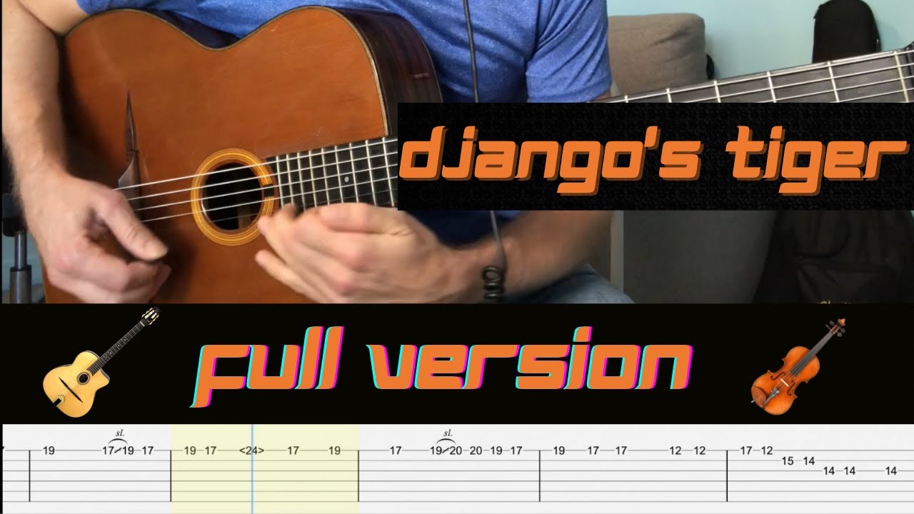 DJANGO'S TIGER  Solo DJANGO REINHARDT + Bonus + TAB