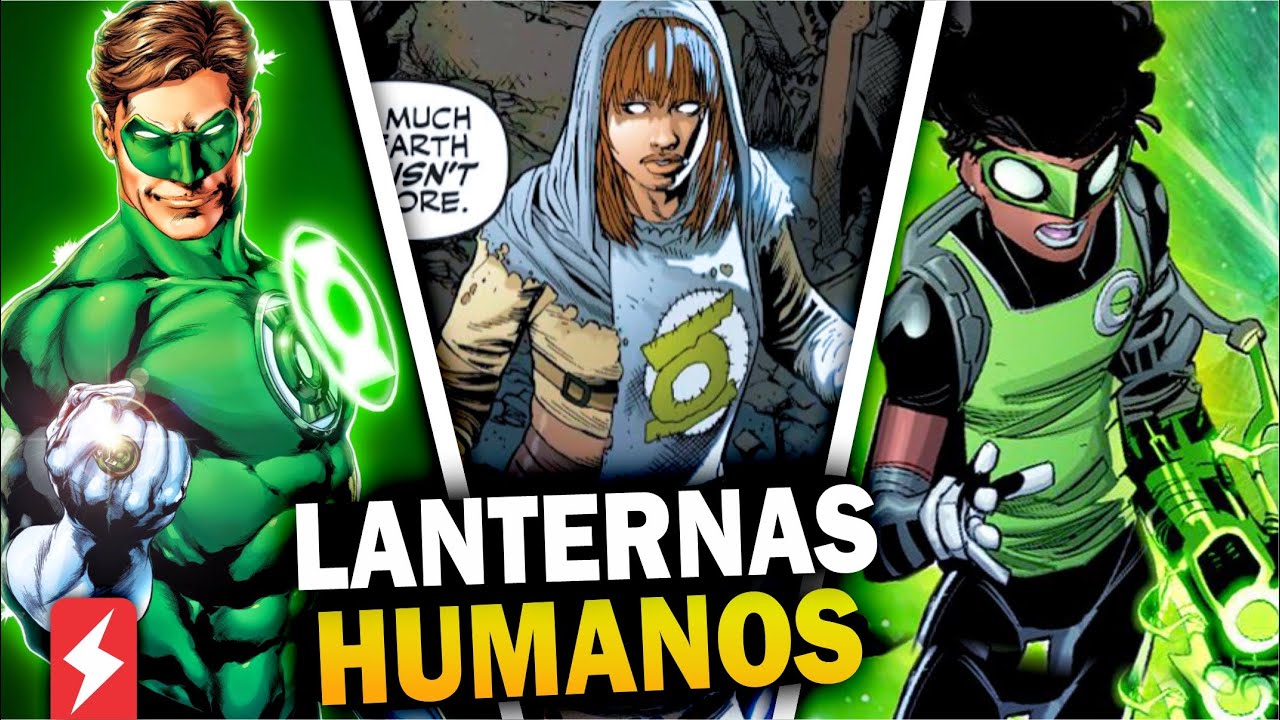 Todos 12 Lanternas Verdes HUMANOS (em Ordem Cronológica)