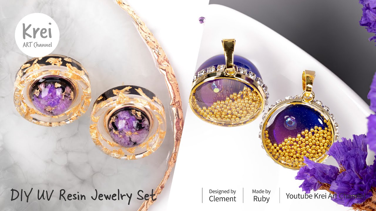 【UVレジン】魅惑のパープルコレクションセット〜♪ UV Resin-Enchanting purple Collection Set!