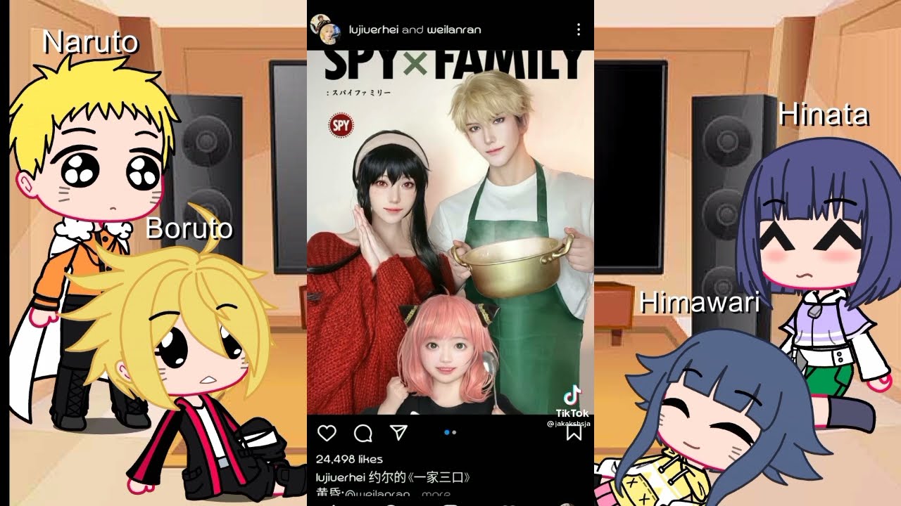 ✅Family Naruto💚Uzumaki React To Himawari As Anya Forger | Naruto x Spy X Family | Full HD video✅