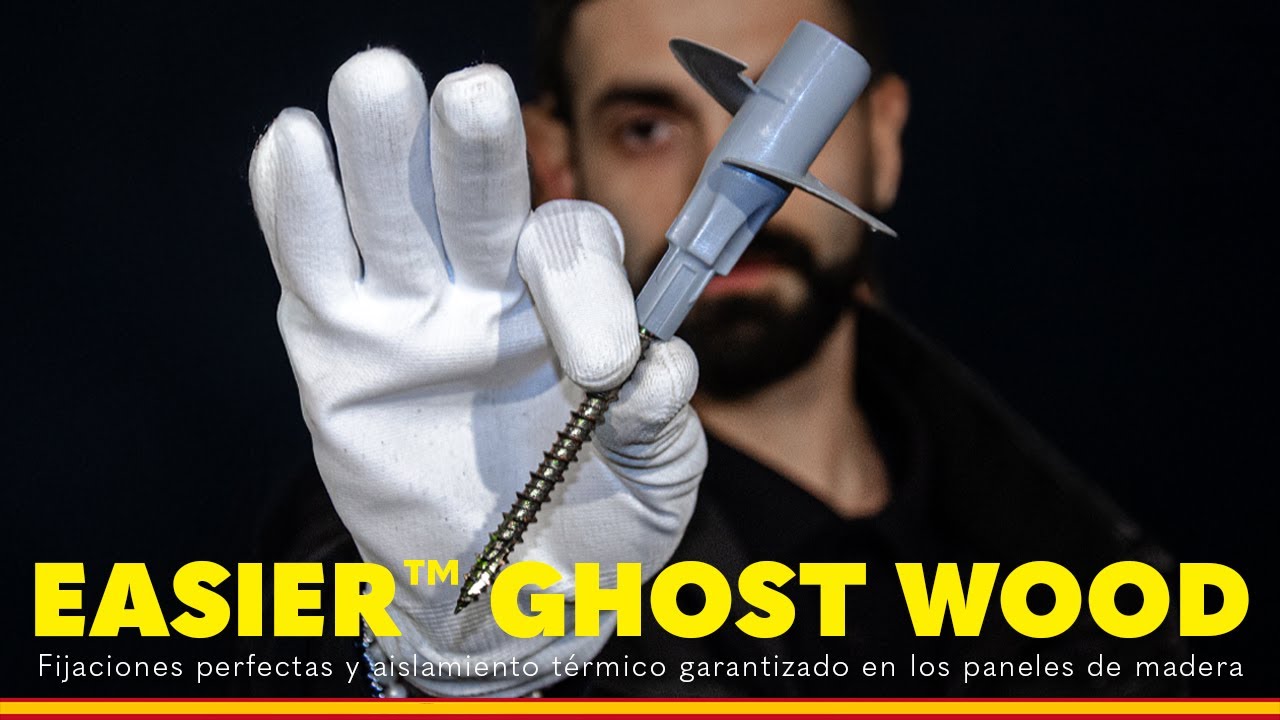 Akifix® - EASIER™ GHOST WOOD para fijar materiales aislantes sobre soportes de madera - ESP