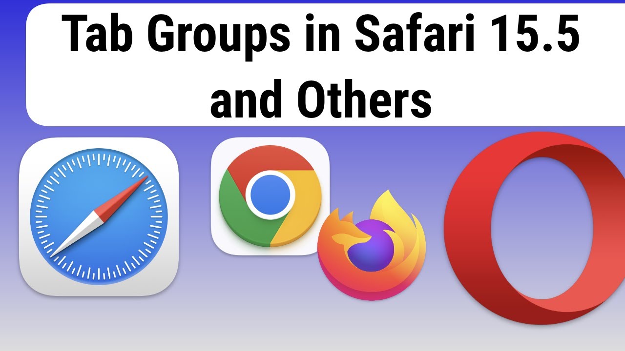 Tab Groups in Safari 15.5 and Others on macOS Monterey