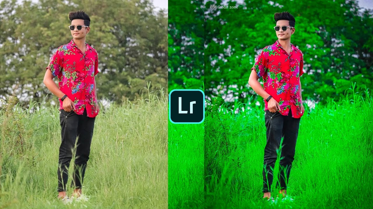 Lightroom green color effect photo editing tutorial||preset download free||