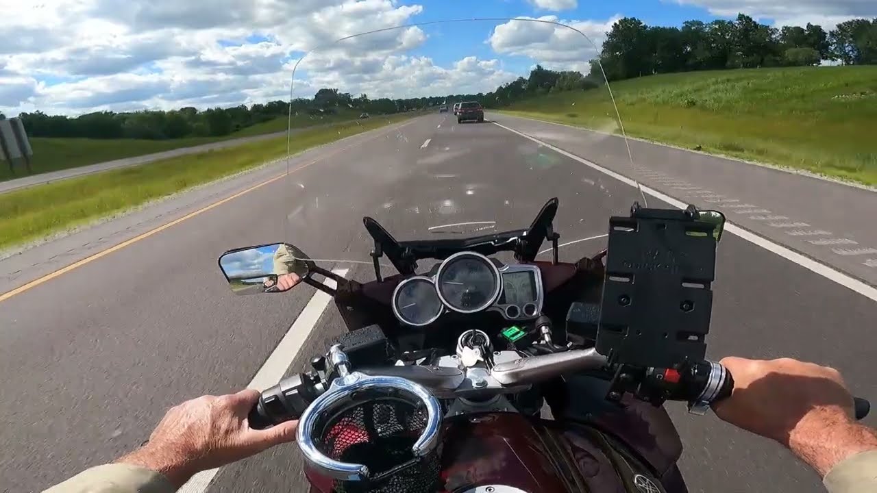 Yamaha FJR 2007 года — первая поездка после замены двигателя!! #Yamaha