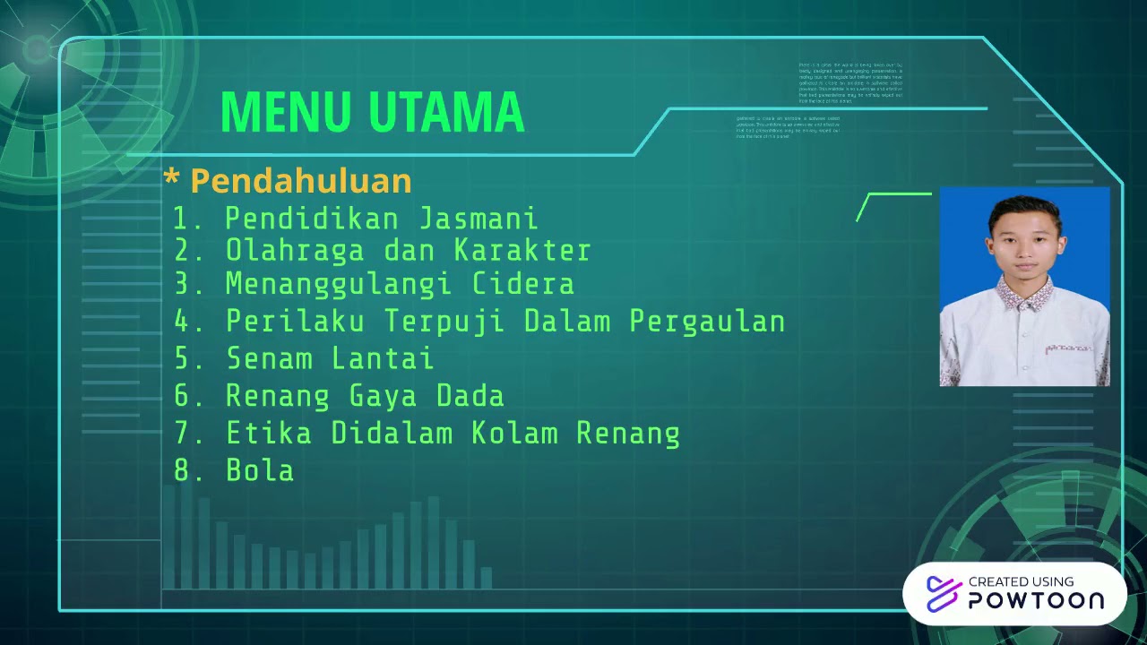 Menu Utama Powtoon